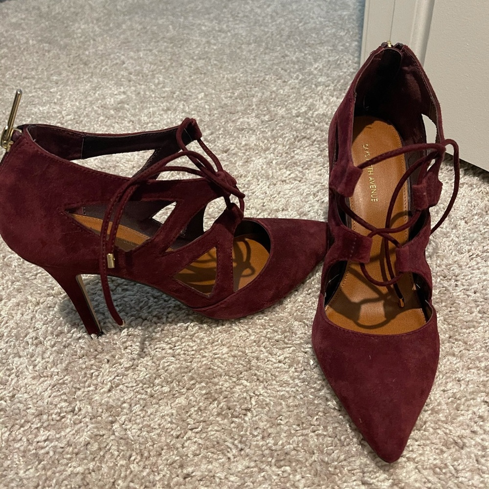 Never Worn Suede/Velvet Heels